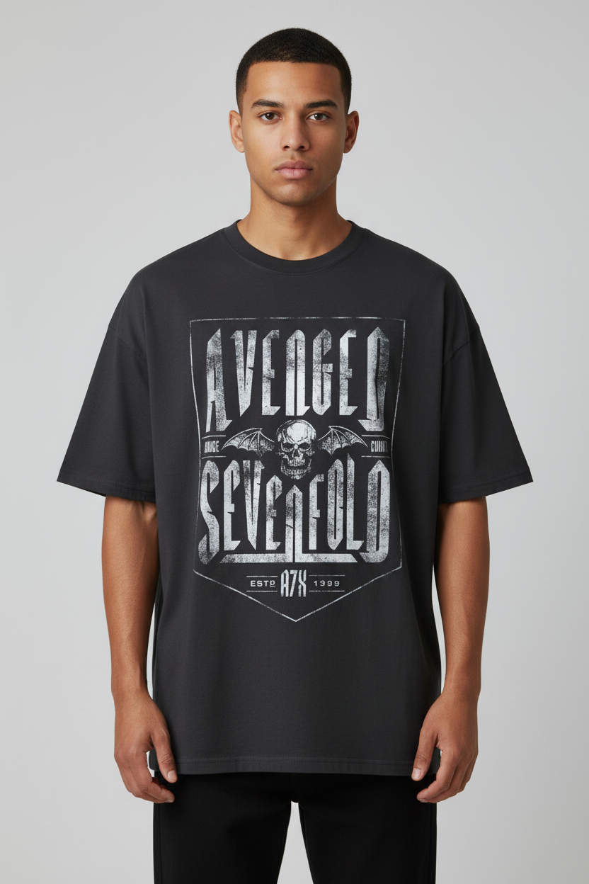 Drop Shoulder Cotton T-Shirt