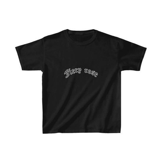 Çocuk Unisex Baskılı T-Shirt - Siyah