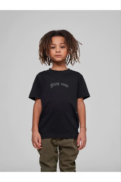 Çocuk Unisex Baskılı T-Shirt - Siyah