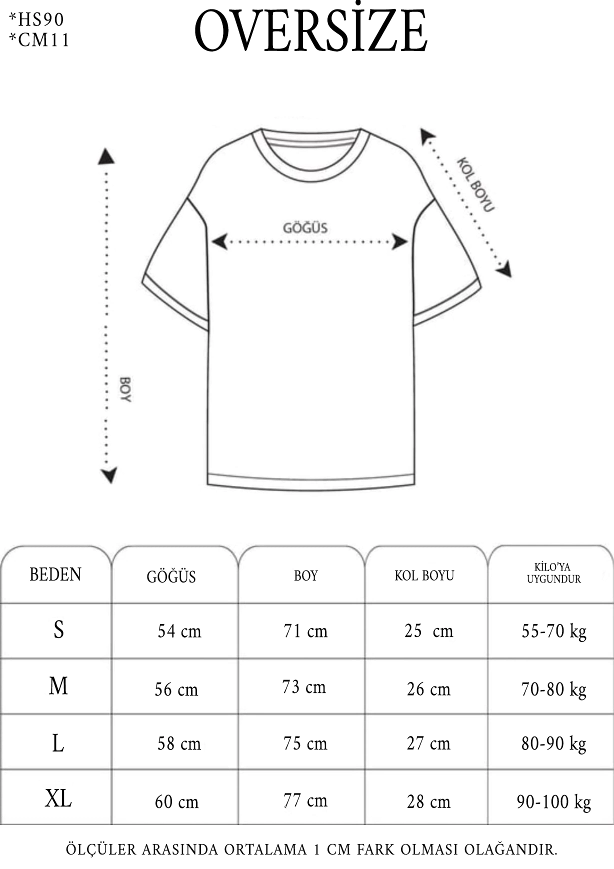 Kadın Baskılı T-Shirt Kısa Kol Bisiklet Yaka Oversize Rahat Kalıp Günlük Tişört - Beyaz