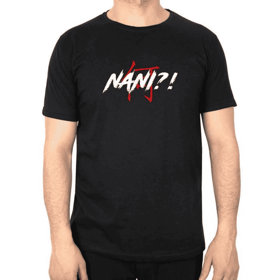 Erkek Kısa Kol Yazlık Tişört Bisiklet Yaka Baskılı Oversize T-Shirt - Siyah