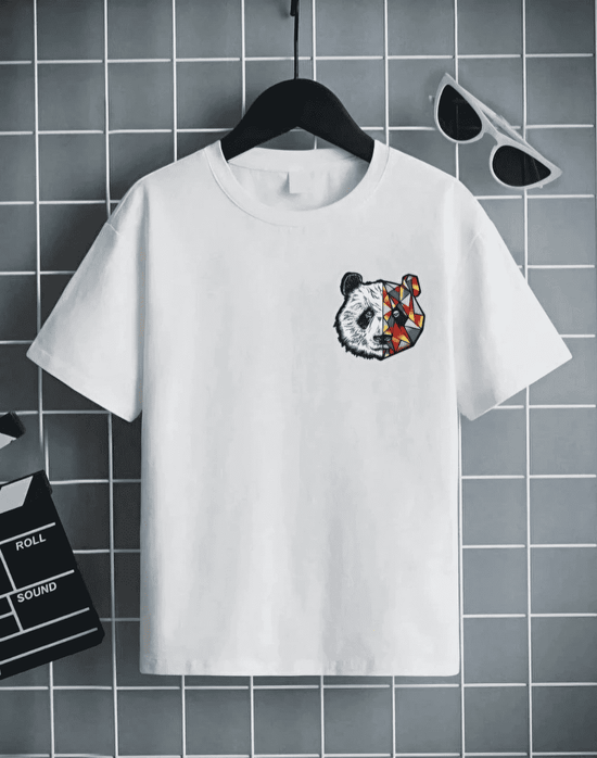 Unisex Çocuk Baskılı T-Shirt - Beyaz