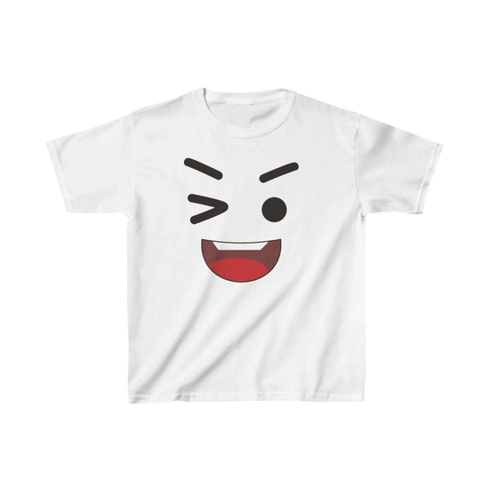 Unisex Çocuk Baskılı T-Shirt - Beyaz