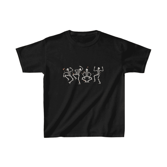 Unisex Çocuk Baskılı T-Shirt - Siyah