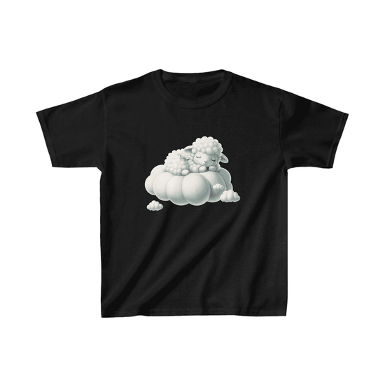 Unisex Çocuk Baskılı T-Shirt - Siyah