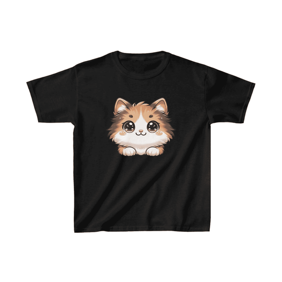 Unisex Çocuk Baskılı T-Shirt - Siyah
