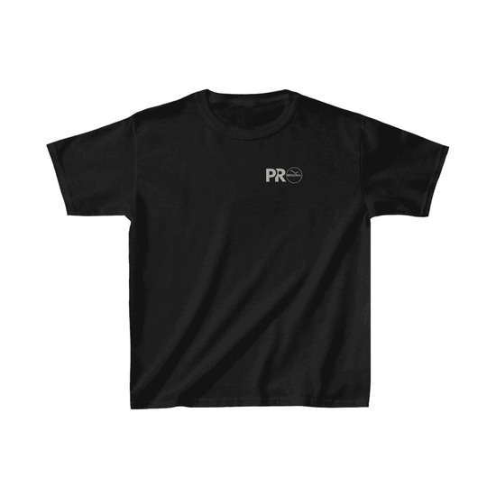 Unisex Çocuk Baskılı T-Shirt - Siyah