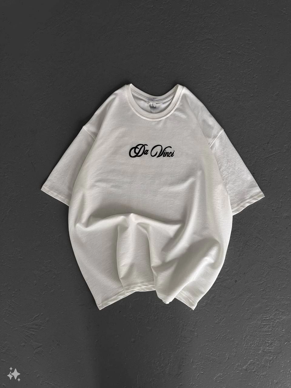 Kadın Baskılı T-Shirt Kısa Kol Bisiklet Yaka Oversize Rahat Kalıp Günlük Tişört - Beyaz